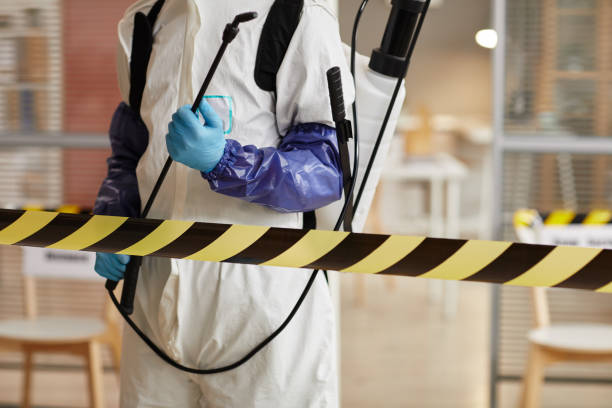 Professional Biohazard Cleanup technician working in Sheldon, TX